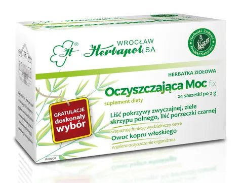 Herbata oczyszczjąca moc 24*2g Herbapol Wrocław