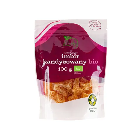 Imbir kandyzowany BIO 100g BioLife