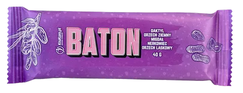 Baton daktylowy mix orzechów 40g Krukam