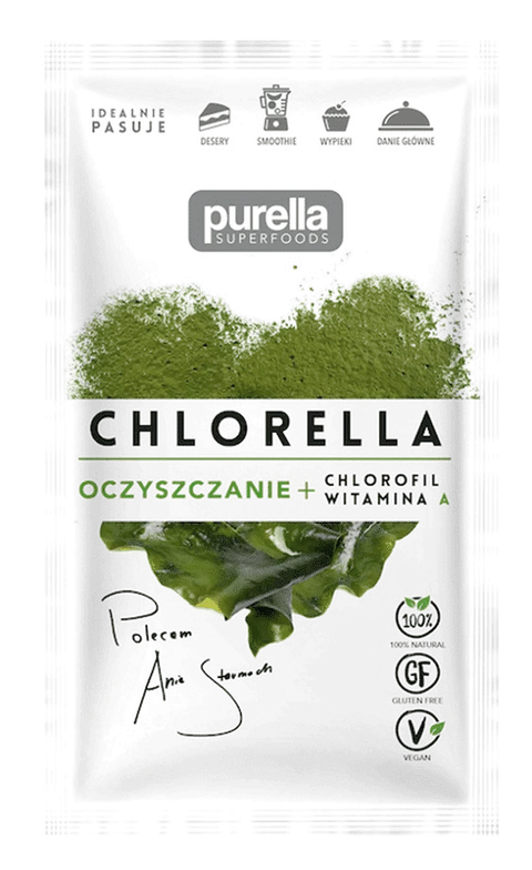 Chlorella w proszku 21g Purella Superfoods
