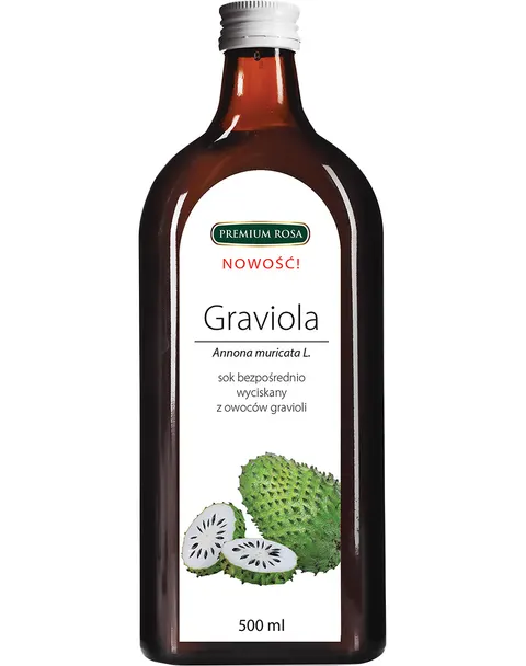 Sok Graviola 100% 500ml Premium Rosa