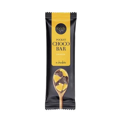 Baton Pocket Choco Bar pomarańcza w czekoladzie 35g Levann