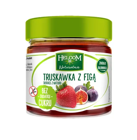 Pasta Owocowa Truskawka z Figą Bezglutenowa 200 g - Helcom
