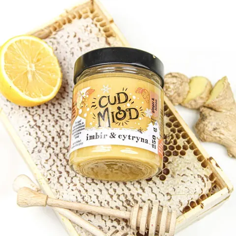Bartnik cud miód imbir z cytryną 250g