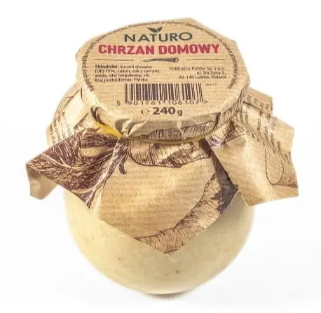 Chrzan domowy beczułka 240g Naturo