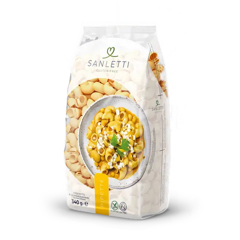 Makaron Pipette kolanka bezglutenowy 340g Sanletti