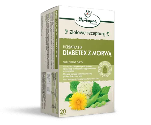 herbata fix DIABETEX z morwą 20*2g Herbapol Kraków