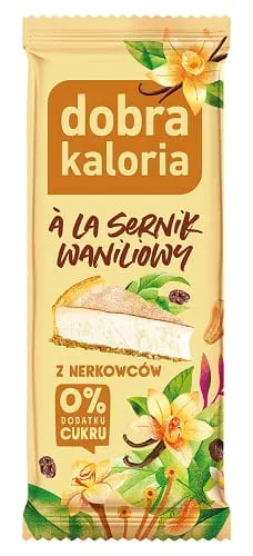 baton z nerkowców A'la SERNIK waniliowy 35g Dobra Kaloria
