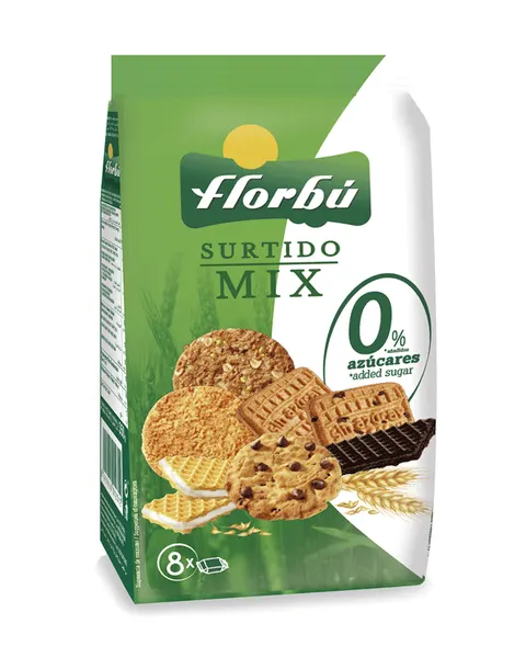 CIASTKA i wafelki mix bez dodatku cukru 270 g Florbu