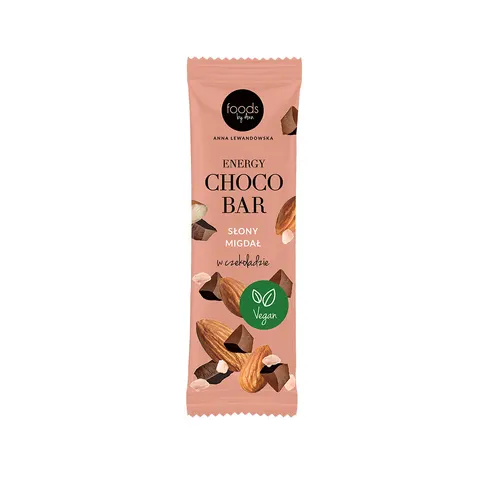 Energy Choco Bar Baton Słony Migdał 35G Levann