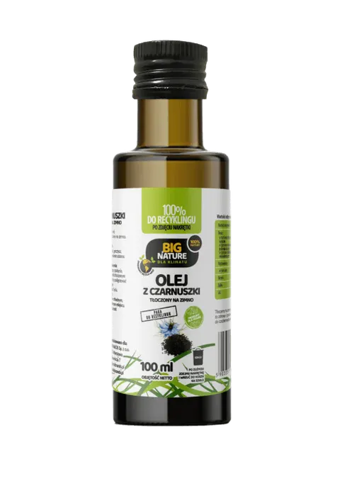 Olej z czarnuszki tłoczony na zimno 100ml Big Nature