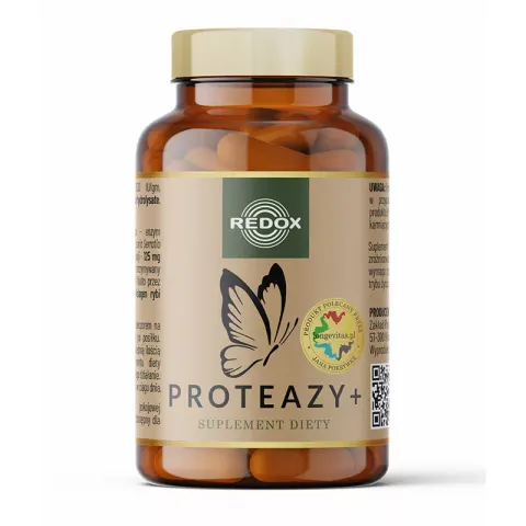 Proteazy + 60 kapsułek Dr Pokrywka Red-Ox