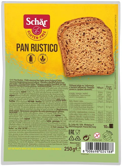 Pan Rustico chleb wiejski bezglutenowy 250 g Schar