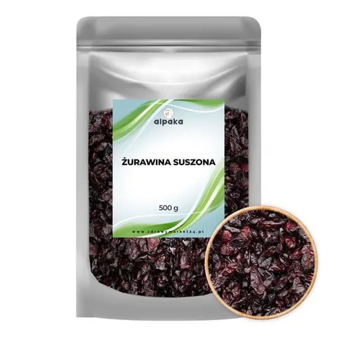 Żurawina suszona 500g ALPAKA