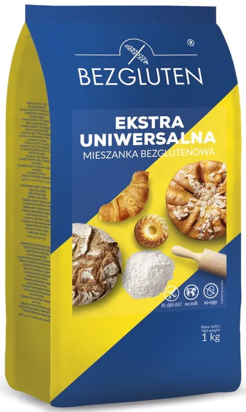 Koncentrat Mąki Ekstra Uniwersalna Mieszanka bezglutenowa 1kg - Bezgluten