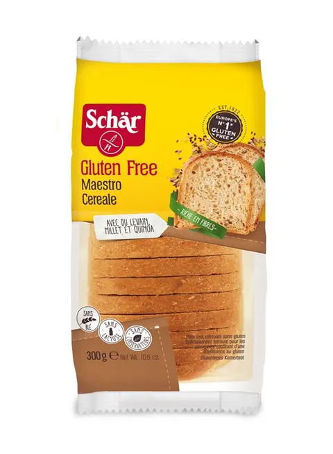 MAESTRO CLASSIC - CHLEB BIAŁY BEZGLUTENOWY 300 g - SCHAR