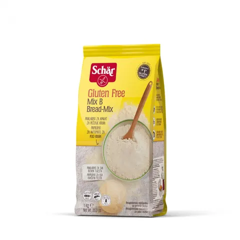 BREAD MIX B- MIESZANKA DO WYPIEKU CHLEBA BEZGLUTENOWA 1 kg - SCHAR
