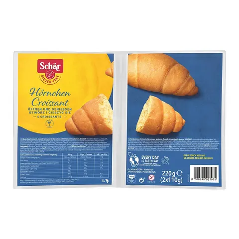 CROISSANT 4 SZT. BEZGLUTENOWE 220G SCHAR