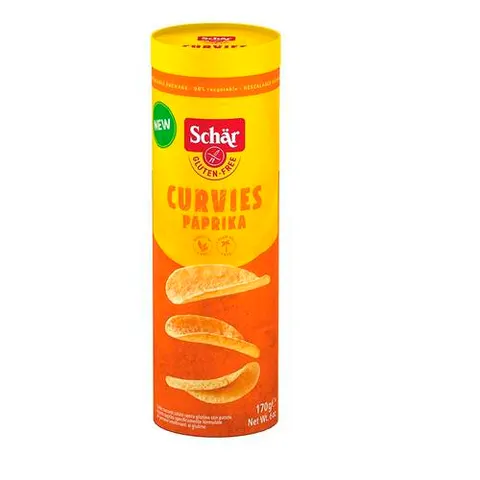 Chipsy Ziemniaczane o smaku Paprykowym bezglutenowe 170g - Schär