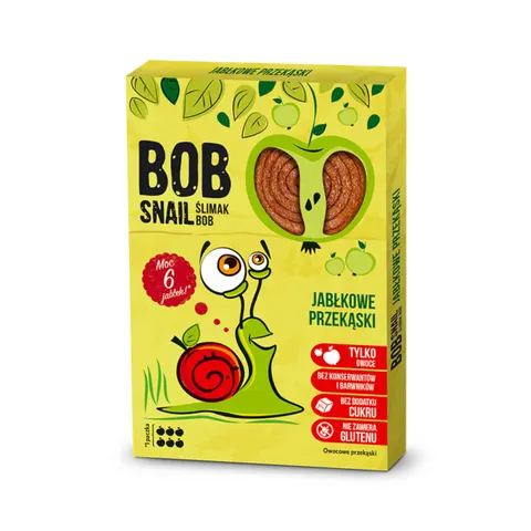 PRZEKĄSKA JABŁKO BEZ CUKRU 60 g - BOB SNAIL
