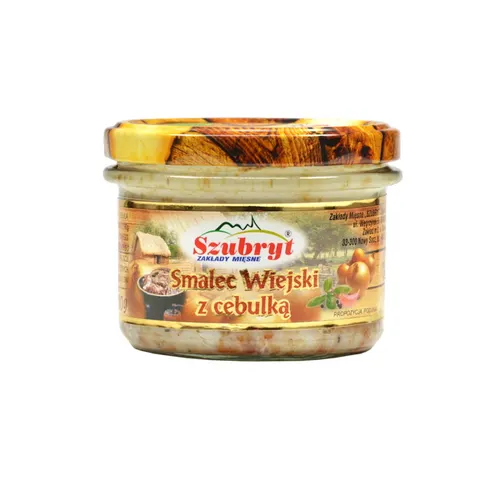 Smalec wiejski z cebulką 180g SZUBRYT