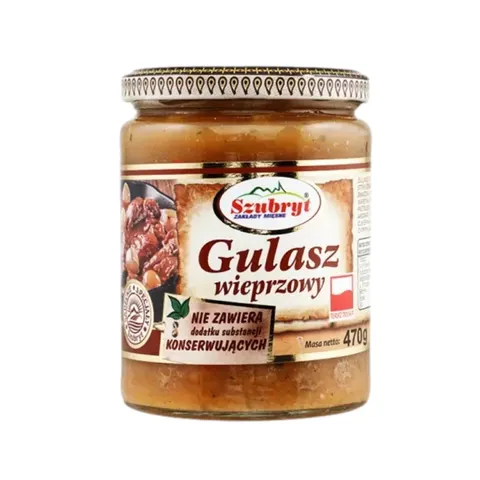 Gulasz wieprzowy 470g SZUBRYT