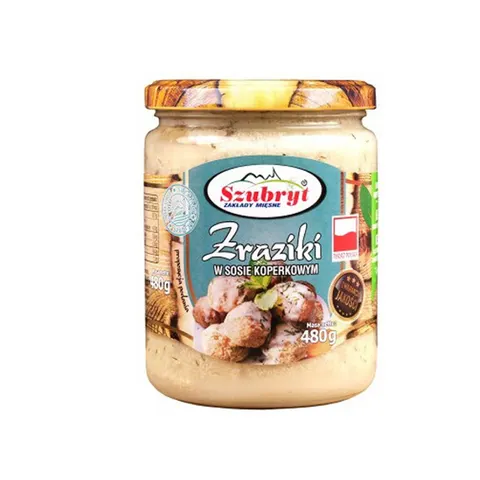 Zraziki w sosie koperkowym 480g SZUBRYT