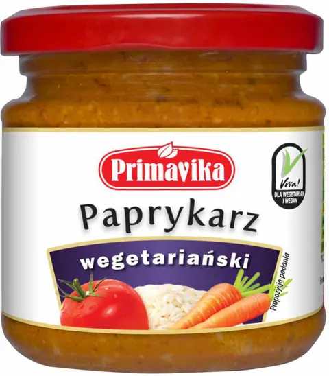 Paprykarz Wegetariański z Ryżem bezglutenowy 160g - Primavika