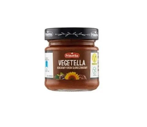 VEGETELLA KAKAOWY KREM SŁONECZNIKOWY 160 g - PRIMAVIKA