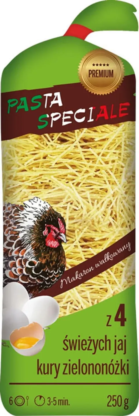 Makaron nitki z 4jaj kury zielononóżki 250g PASTA SPECIALE