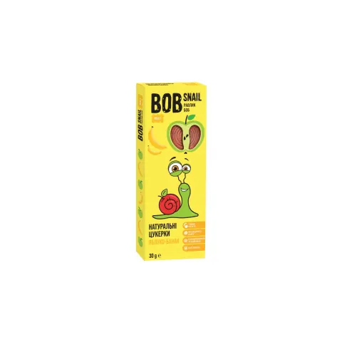 PRZEKĄSKA JABŁKO BANAN 30G BOB SNAIL