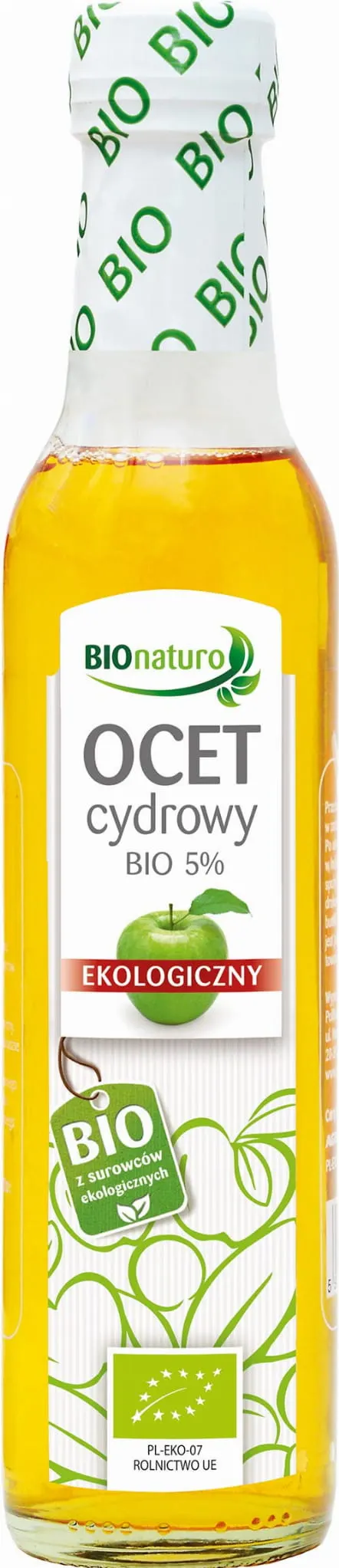 Ocet cydrowy 5% BIO 250ml BIONATURO
