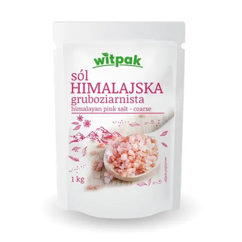 Sól himalajska gruboziarnista 1kg WITPAK