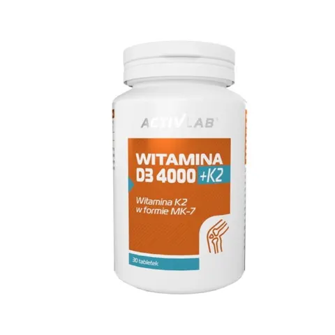 Vitamin D3 4000 + K2 (30 tabletek) ACTIVLAB