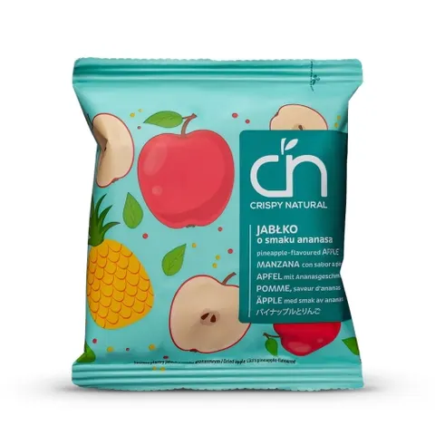 JABŁKO Z SOKIEM ANANASOWYM 18 g - CRISPY NATURAL