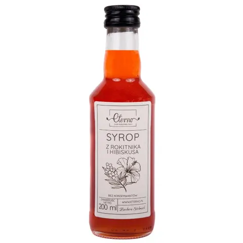 Syrop z rokitnika i hibiskusa 200ml ETERNO