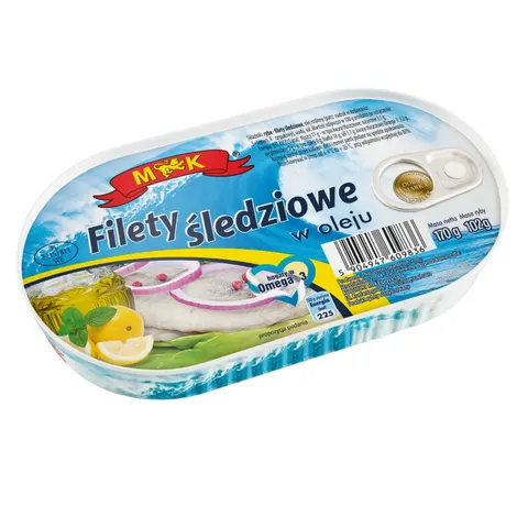 Filety śledziowe w oleju 170g M&K