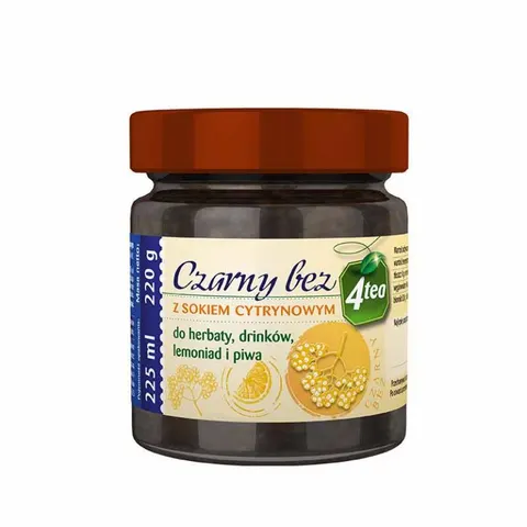 Czarny bez z sokiem cytrynowym 225 ml 4TEA