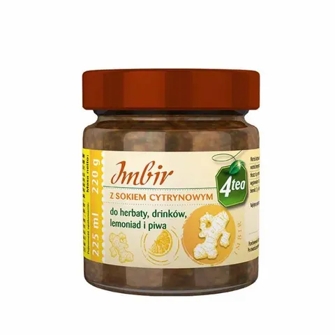 Imbir z sokiem cytrynowym 225 ml 4TEA