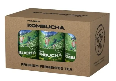 Kombucha Oryginal Prager's ZGRZEWKA 6 szt *330 ml Premium Rosa