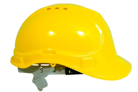 Kask ochronny - hełm budowlany - żółty - VANDAL-V