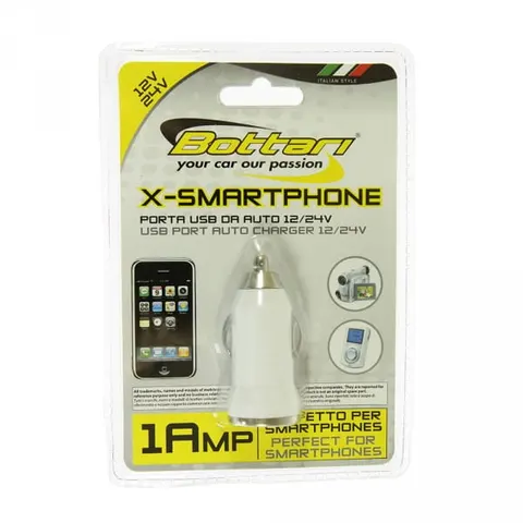 Ładowarka samochodowa - USB - 1A - 12V/24V