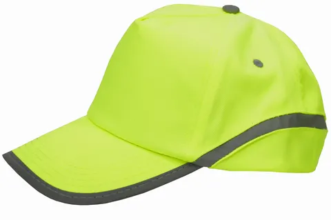 Czapka robocza z daszkiem - odblaskowa - żółta - L101020S