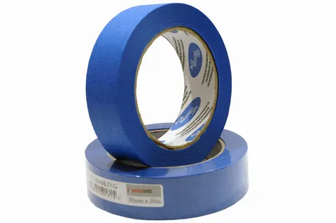 Taśma maskująca - malarska - niebieska - 30mm x 50m - Blue UV DN