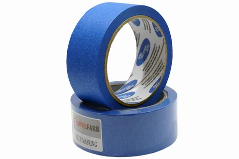 Taśma maskująca - malarska - niebieska - 38mm x 25m - Blue UV DN
