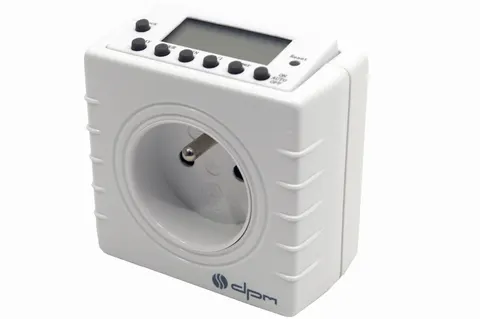 Programator czasowy - włącznik/wyłącznik - Cyfrowy - 8 Programów - TS-EF-20