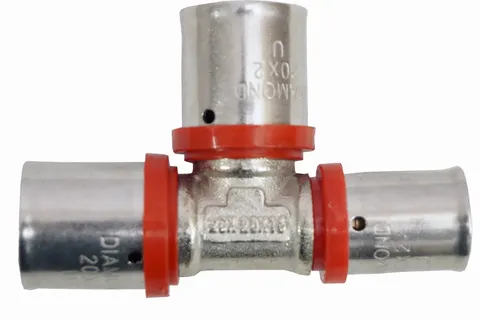 PEX - Trójnik redukcyjny - 20*16*20 - Zaprasowywany - Diamond