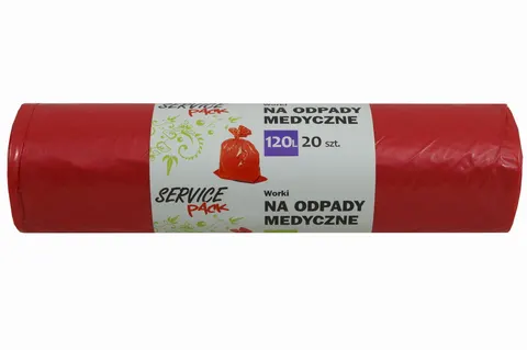 SP Worki na odpady MEDYCZNE LDPE 120L 20szt