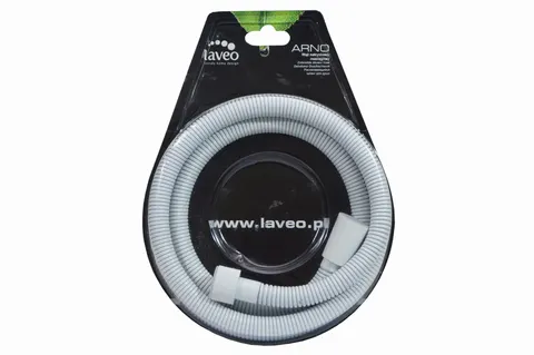 Laveo Arno - wąż natryskowy, rozciągliwy 1500-1800 mm biały