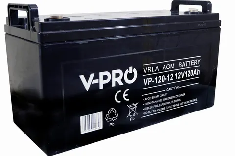 Akumulator AGM VPRO - 12V 120Ah - do zasilania awaryjnego UPS